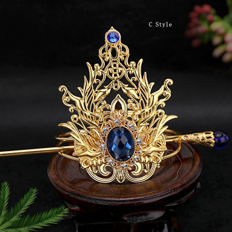 Chinese Antique Jewelry Hanfu Crown Men And Women