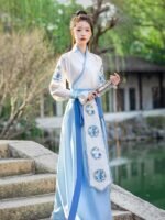 Chinese Clothing Female Male Wei And Jin Style Hanfu - Image 4
