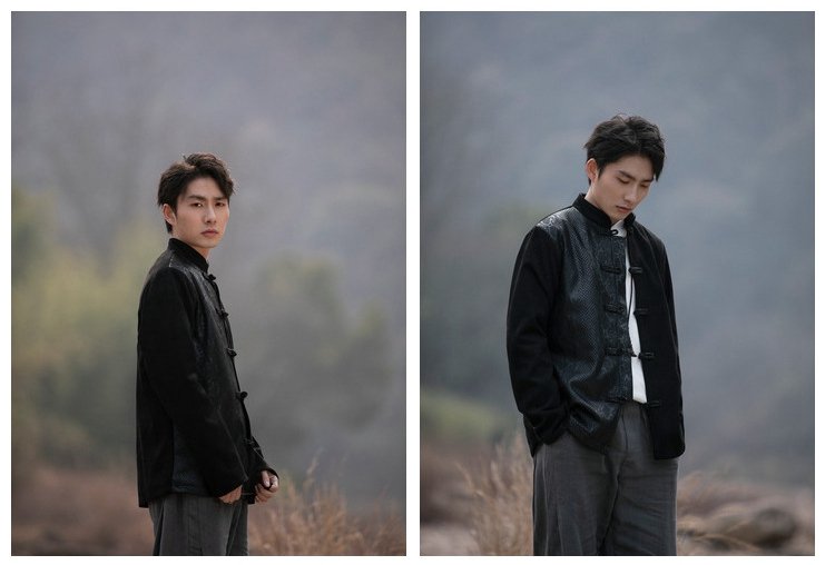 Chinese Collar Jacket Loose Tang Suit Men