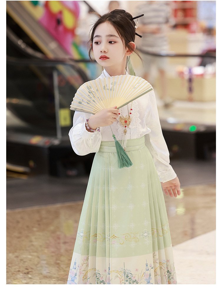 Chinese Costume Fancy Dress Kids Girls Hanfu Dress