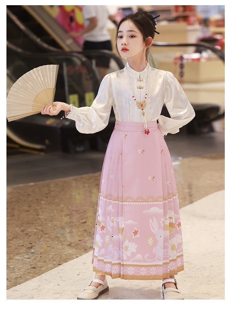 Chinese Costume Fancy Dress Kids Girls Hanfu Dress