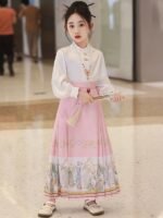 Chinese Costume Fancy Dress Kids Girls Hanfu Dress - Image 2