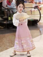 Chinese Costume Fancy Dress Kids Girls Hanfu Dress - Image 4