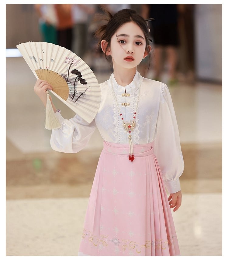 Chinese Costume Fancy Dress Kids Girls Hanfu Dress