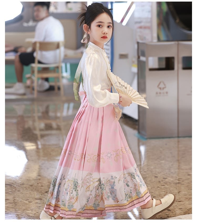 Chinese Costume Fancy Dress Kids Girls Hanfu Dress
