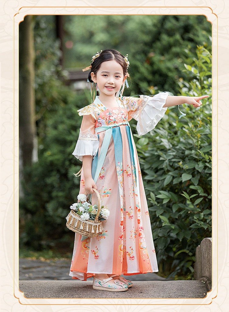 Chinese Costume For Kids Dunhuang Performance Dress