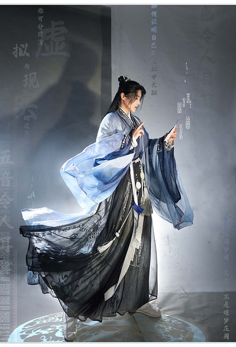 Chinese Costume For Men Jin Dynasty Hanfu Dress