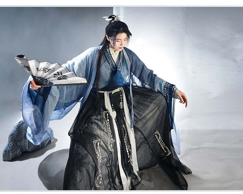 Chinese Costume For Men Jin Dynasty Hanfu Dress