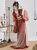 Chinese Costumes Embroidery Hanfu Women’s Warring States Robe - Image 2