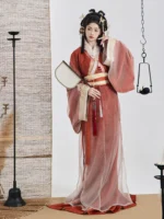 Chinese Costumes Embroidery Hanfu Women’s Warring States Robe - Image 3