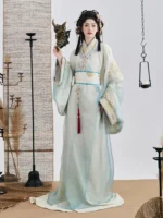 Chinese Costumes Embroidery Hanfu Women’s Warring States Robe - Image 4