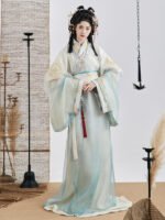 Chinese Costumes Embroidery Hanfu Women’s Warring States Robe - Image 5