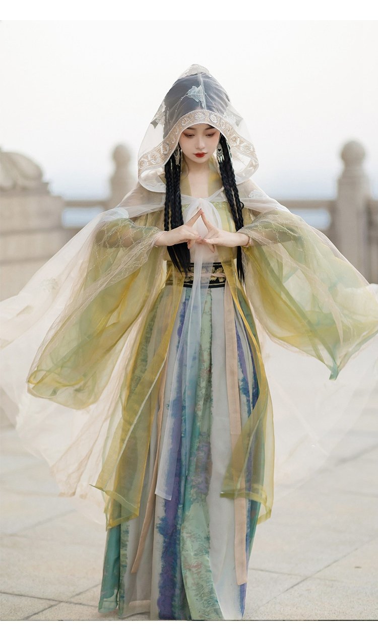 Chinese Dance Costumes Wei Jin style Hanfu Dress