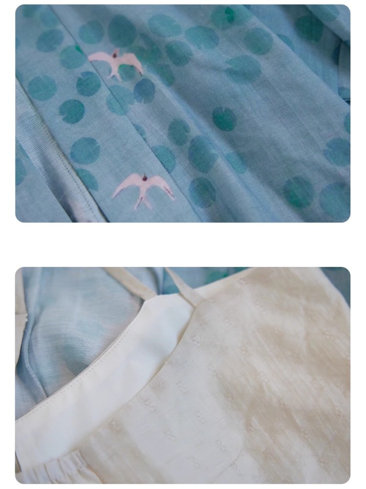 Chinese Dress Blue Hanfu Women National Style Outfit