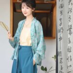 Chinese Dress Blue Hanfu Women National Style Outfit