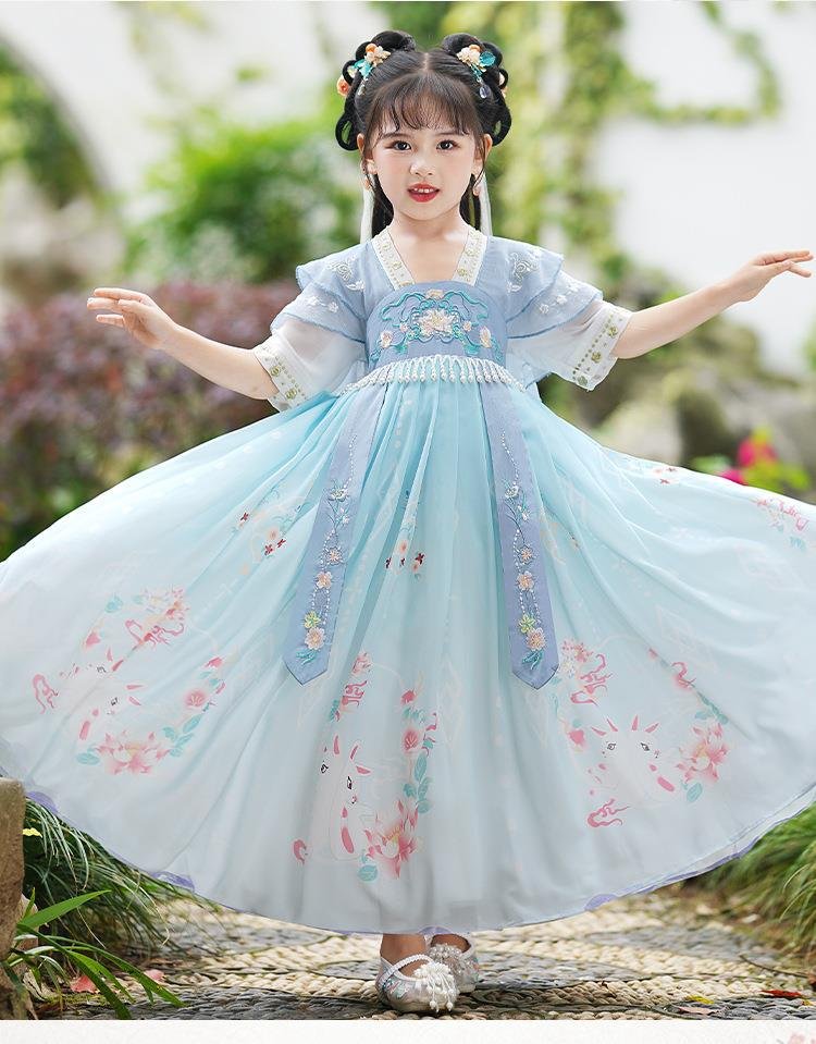 Chinese Dress For Kids Tang-Style Princess Hanfu