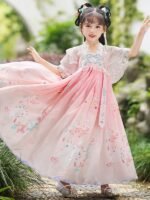 Chinese Dress For Kids Tang-Style Princess Hanfu - Image 3