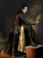 Chinese Dress For Men Hanfu Shirt Horse Face Skirt - Image 2