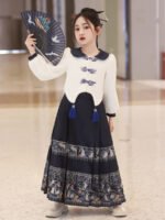 Chinese Dress Kids Ancient Costume Girl Hanfu - Image 2
