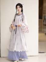 Chinese Dress for Women Embroidered Hanfu Set - Image 4