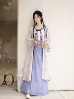 Chinese Dress for Women Embroidered Hanfu Set - Image 3