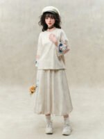 Chinese Embroidered Cotton Skirt Top Set - Image 4