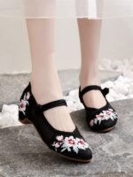 Chinese Embroidered Shoes Mesh Cheongsam Shoes - Image 3