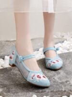 Chinese Embroidered Shoes Mesh Cheongsam Shoes - Image 4