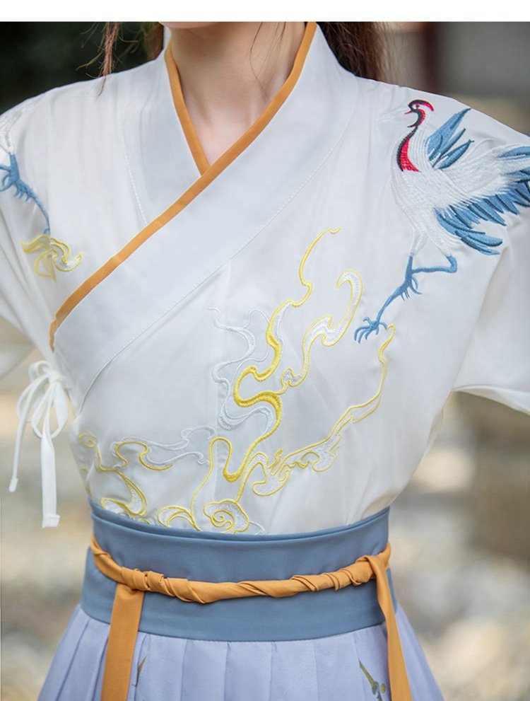 Chinese Embroidery Han-Style Dress Xiake Hanfu Unisex