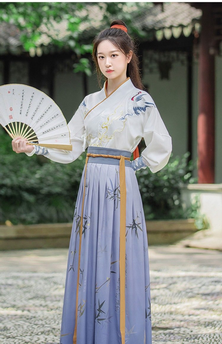 Chinese Embroidery Han-Style Dress Xiake Hanfu Unisex