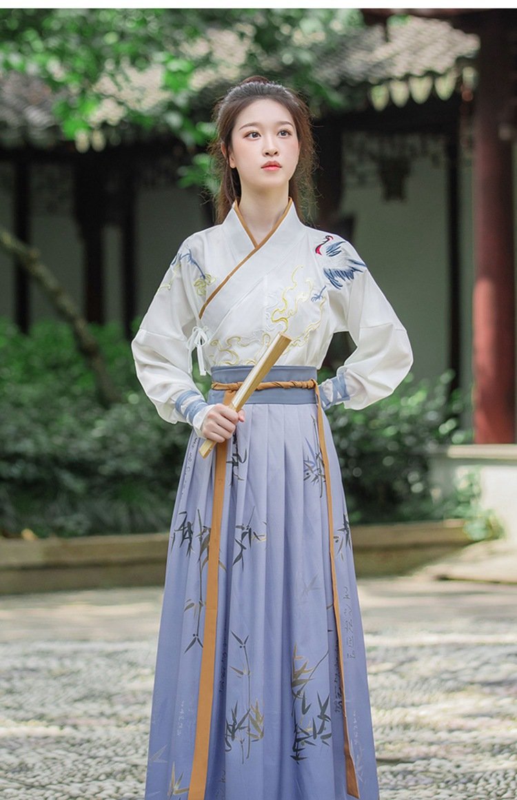 Chinese Embroidery Han-Style Dress Xiake Hanfu Unisex