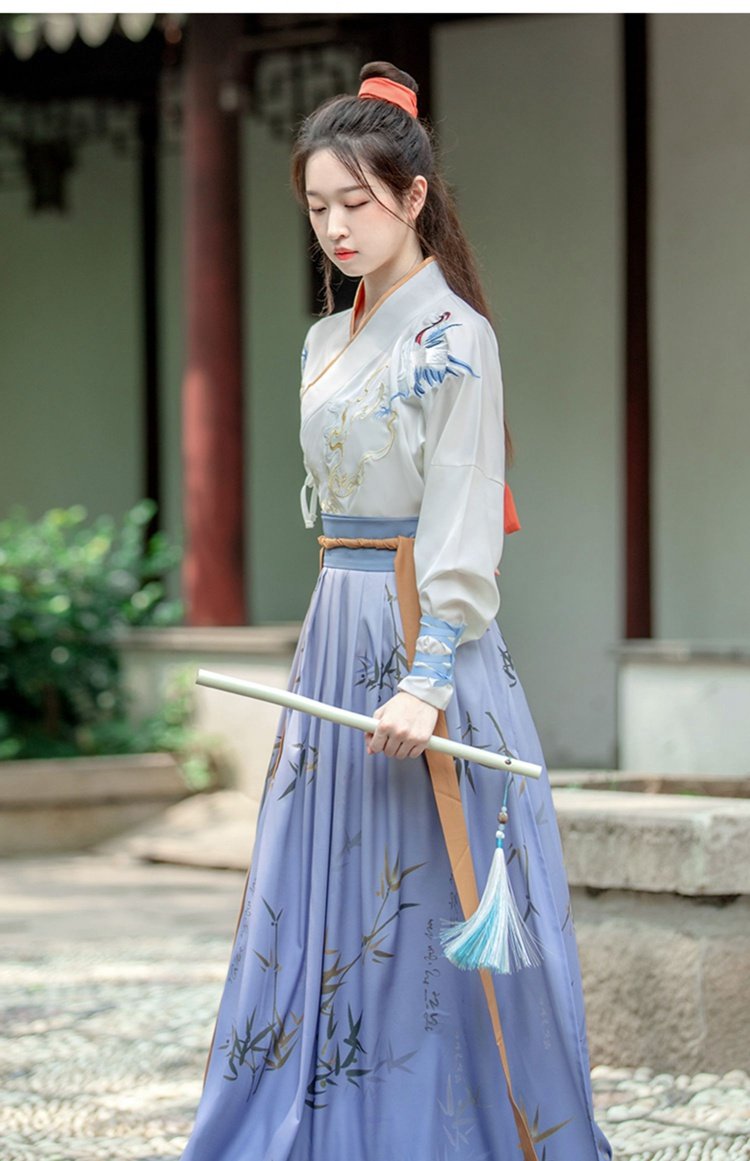 Chinese Embroidery Han-Style Dress Xiake Hanfu Unisex