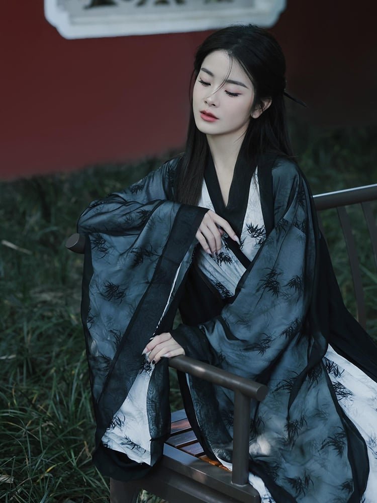 Chinese Fantasy Clothing Cool Black Hanfu Female