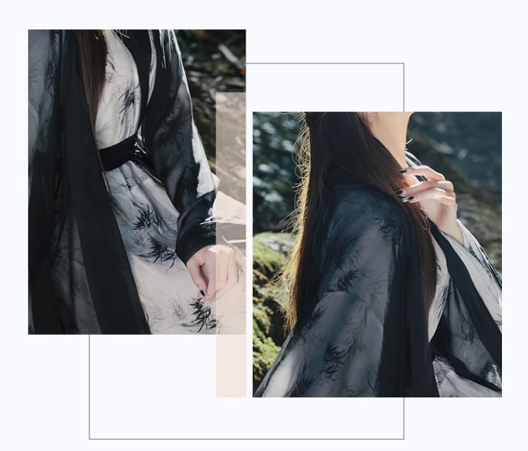 Chinese Fantasy Clothing Cool Black Hanfu Female