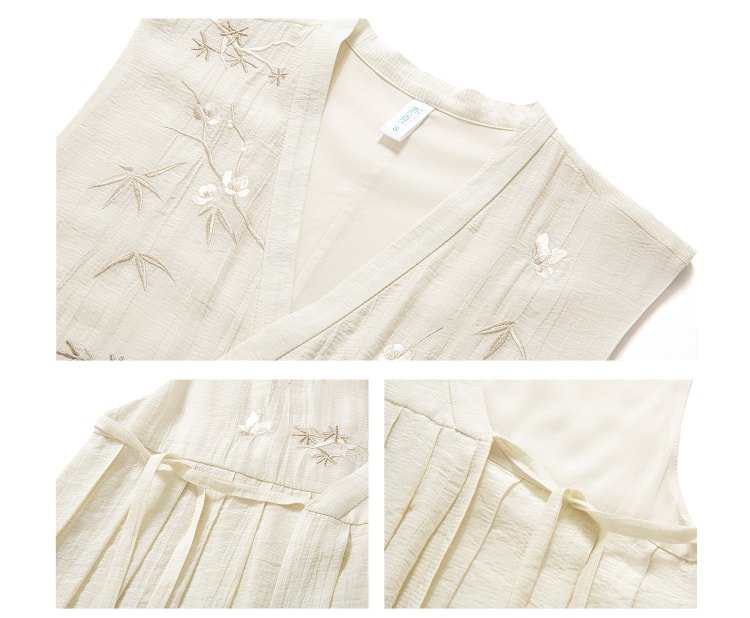 Chinese Fashion Hanfu Sleeveless Summer Set