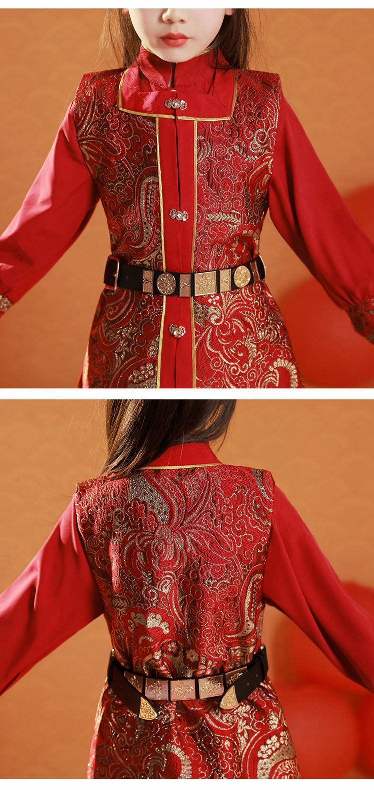 Chinese Girls Hanfu Traditional Performance Costume
