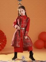 Chinese Girls Hanfu Traditional Performance Costume - Image 3