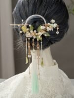Chinese Hair Clasps Ancient Style Circular Headwear - Image 2