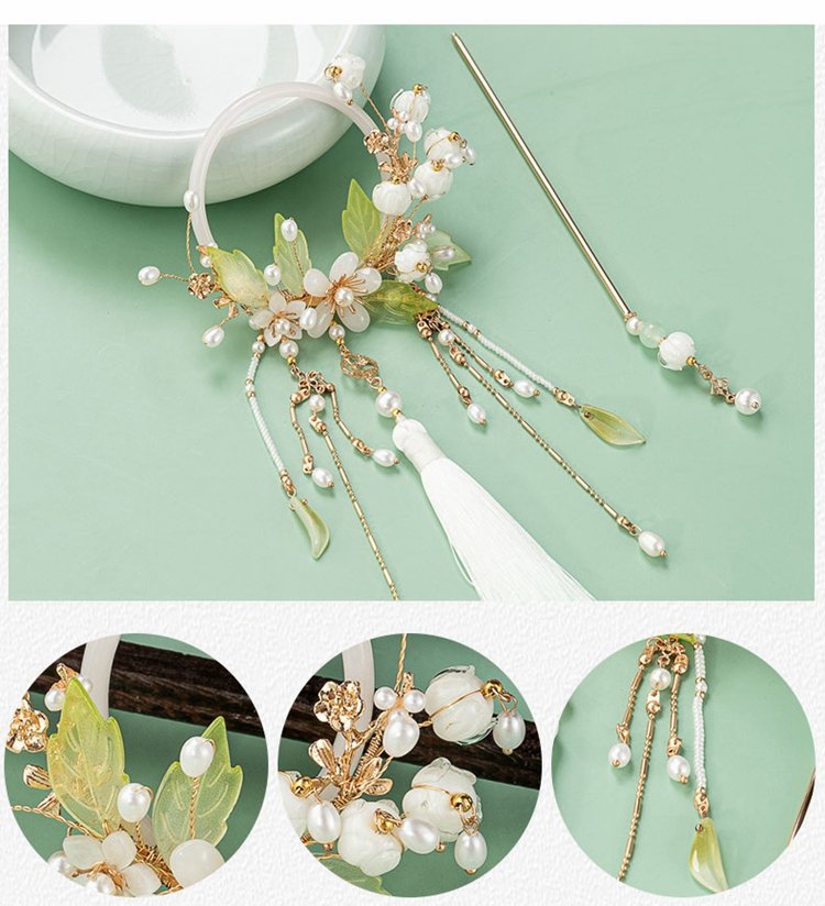 Chinese Hair Clasps Ancient Style Circular Headwear