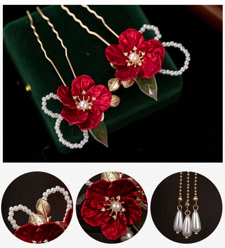 Chinese Hair Ornaments Beautiful Headdress For Bride