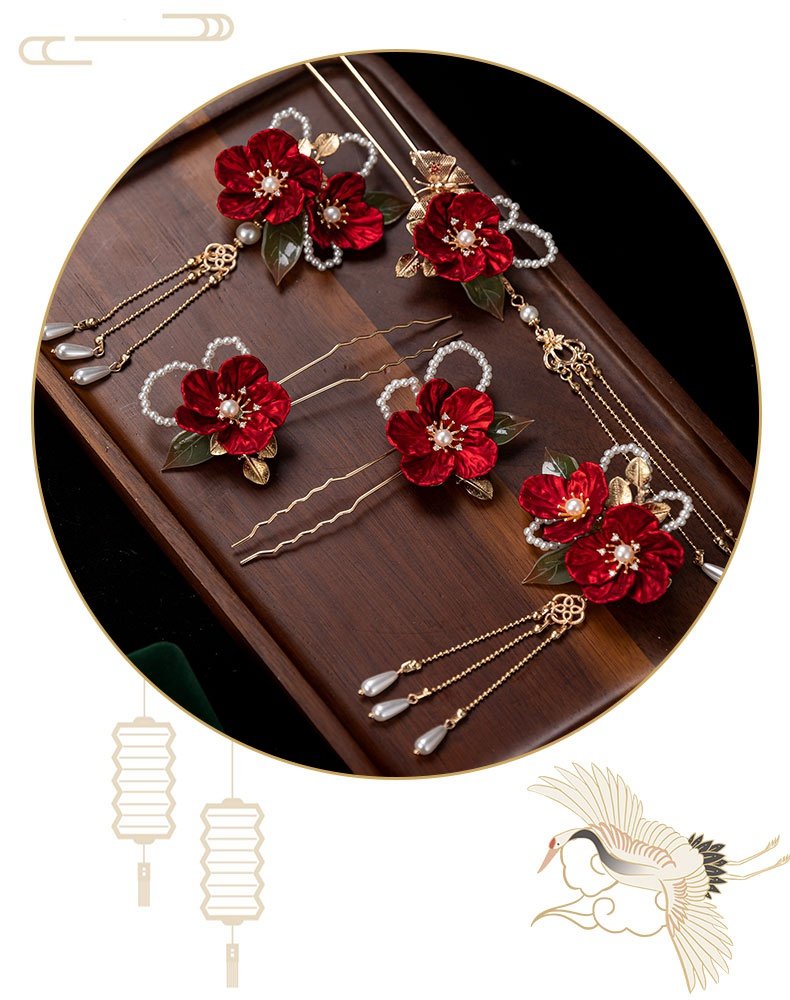 Chinese Hair Ornaments Beautiful Headdress For Bride
