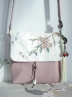 Chinese Hanfu Canvas Bag Small Square Messenger Bag - Image 2