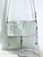 Chinese Hanfu Canvas Bag Small Square Messenger Bag - Image 6