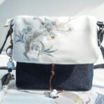 Chinese Hanfu Canvas Bag Small Square Messenger Bag