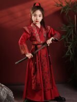 Chinese Hanfu For Girls Cos Swordsman Ancient Costume - Image 2