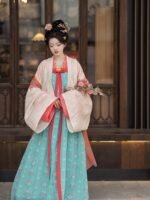 Chinese Hanfu Tang Dynasty Dress Female - Image 3