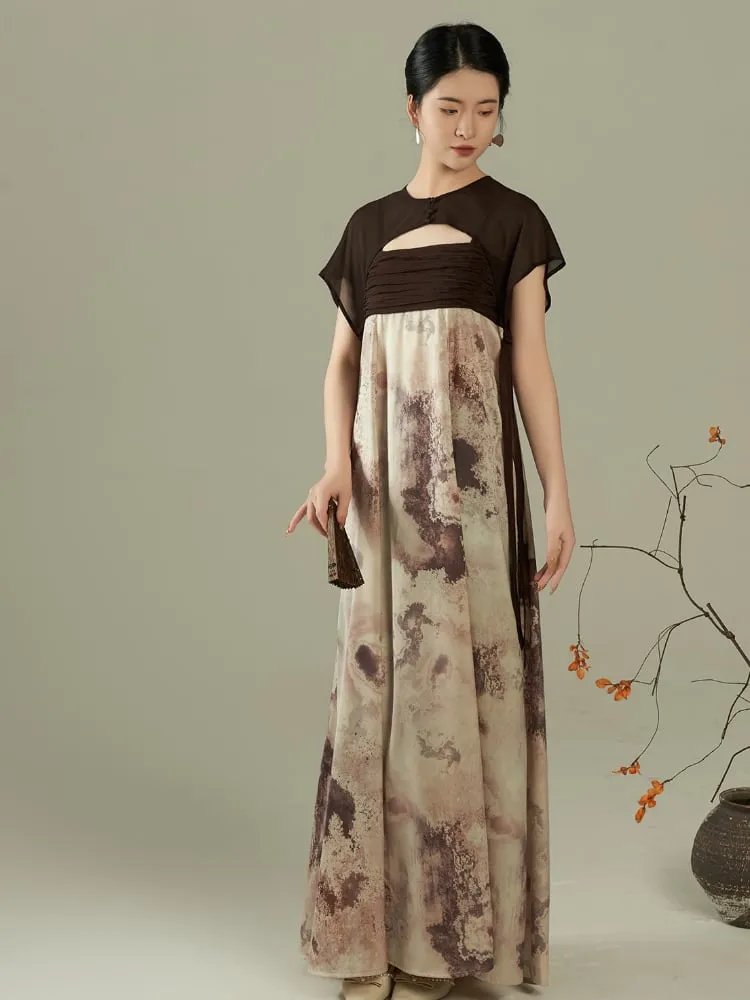 Chinese Inspired Outfits Women's Long Dress