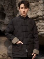 Chinese Jacket Traditional Tang Style Men’s Cotton Coat