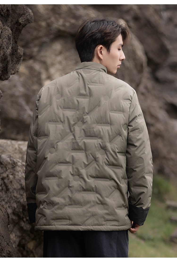 Chinese Jacket Traditional Tang Style Men's Cotton Coat