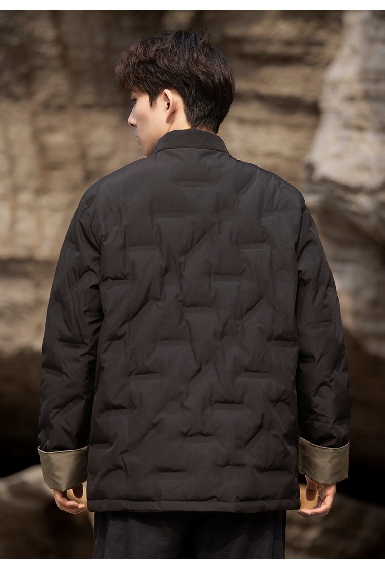Chinese Jacket Traditional Tang Style Men's Cotton Coat